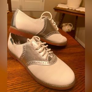 1960s style woman’s saddle shoes